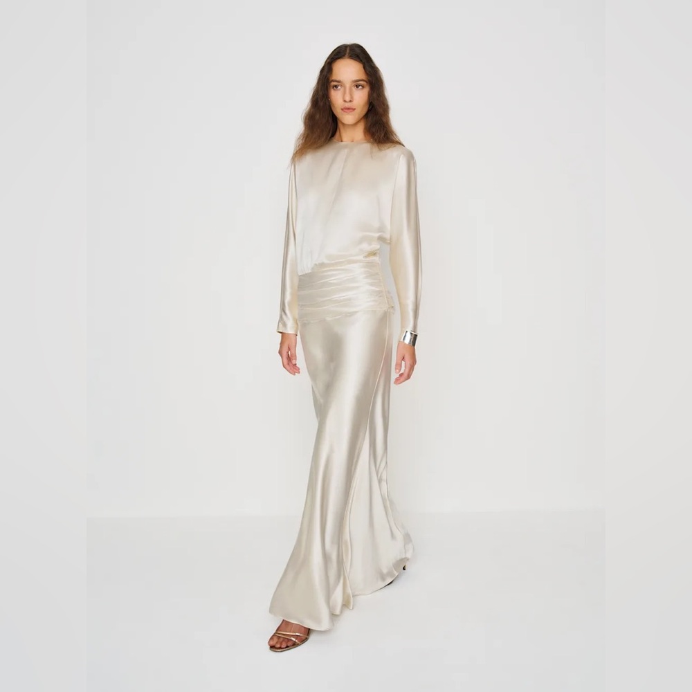 Reformation Esmee Silk Dress